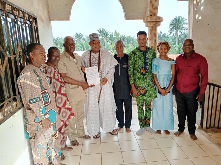 Rencontre du CA et le Roi GUIDIMADJEGBE Rencontre du CA et le Roi GUIDIMADJEGBE