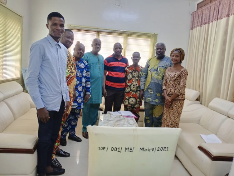 Rencontre du CA avec Maire d'Avrankou